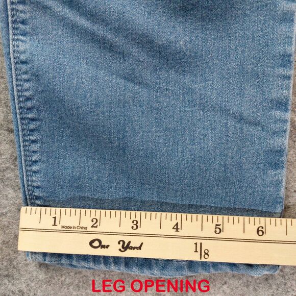 Laurie Felt Women’s Silky Straight Leg Jeans Size ST Light Wash Stretch Vital - Picture 7 of 12